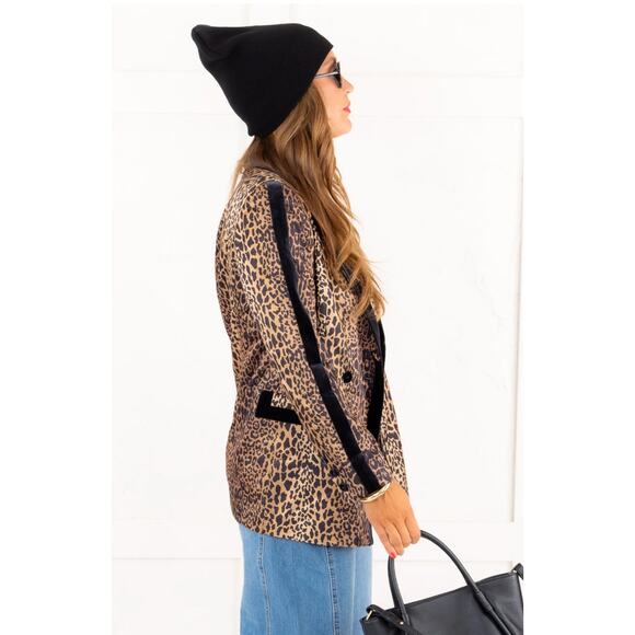 Emily McCarthy Bristol Blazer - Lady Leopard NWT size medium - Picture 3 of 9